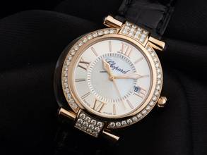 Thumbnail von Chopard Imperiale Diamanten Perlmutt Ref.384319-5007 2022 Box&Beschreibung wie Neu Vintage Imperiale Diamanten Perlmutt