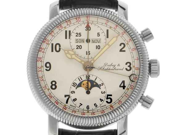  Dubey & Schaldenbrand Moondate Chronograph Vollkalender Ref.71243 2000 original Box sehr gut Vintage Moondate Vollkalender 