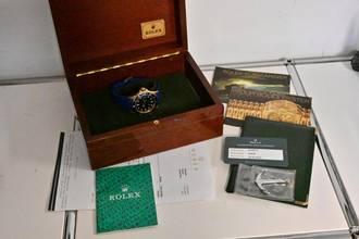 Thumbnail von Rolex Submariner Date 18k Yellow Gold 16618 X-Series Service 2023 Rubber B