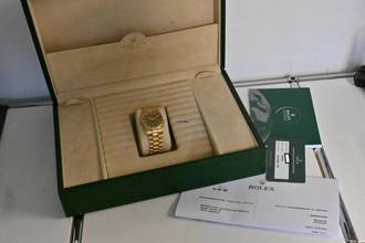 Thumbnail von Rolex Day-Date 36 Oyster Perpetual Day Date 18k Gold 18238 Havana Tropical Double Quickset