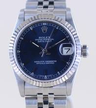 Thumbnail von Rolex Datejust 31 Medium Datejust Weißgold blue dial Jubiléband 31mm Lady B+P