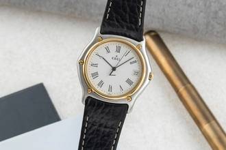 Thumbnail von Ebel Classic Wave Stahl / Gold Herrenuhr Ref. E1187141