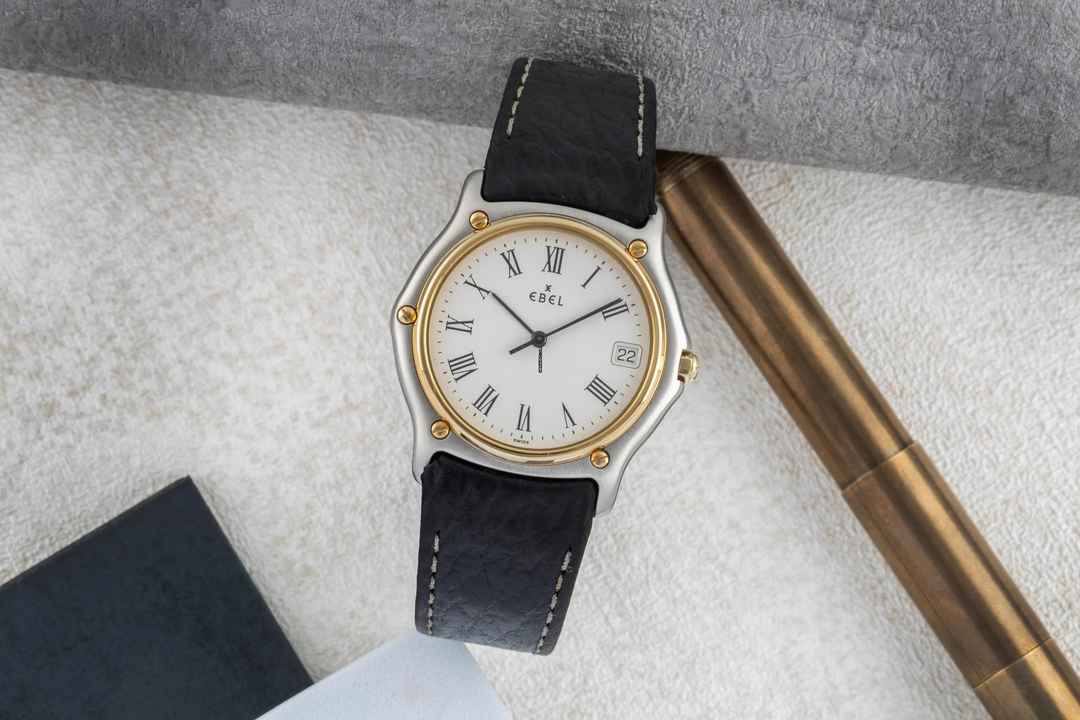  Ebel Classic Wave Stahl / Gold Herrenuhr Ref. E1187141 