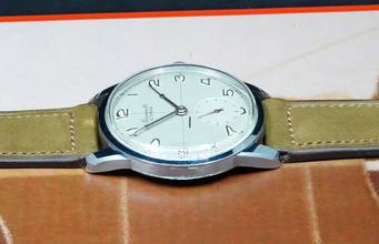 Thumbnail von Cyma MINT RARE HIGH GRADE CHRONOMETRE CHRONOMETER IN STEEL FROM THE 50'S