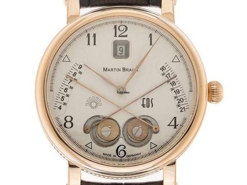  Martin Braun EOS 42/S Ref.42 2003 Full Set wie Neu Vintage EOS 42/S 18kt Roségold 