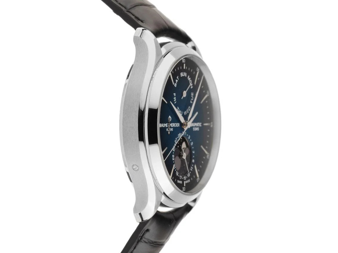 Thumbnail von Baume & Mercier Clifton Baumatic Ref.M0A10593 2025 Full Set Ungetragen Clifton Baumatic 5 Days Powerreserve Mondphase Faltschließe