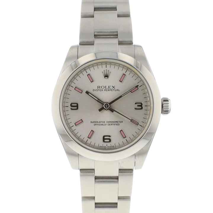  Rolex Oyster Perpetual 31 Silver Dial 