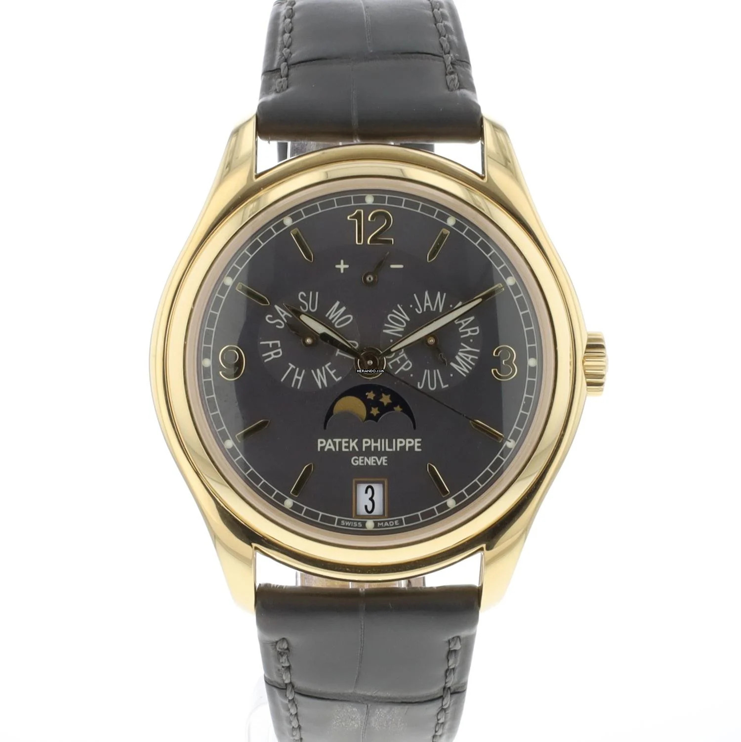 Thumbnail von Patek Philippe Annual Calendar Yellow Gold Grey Dial