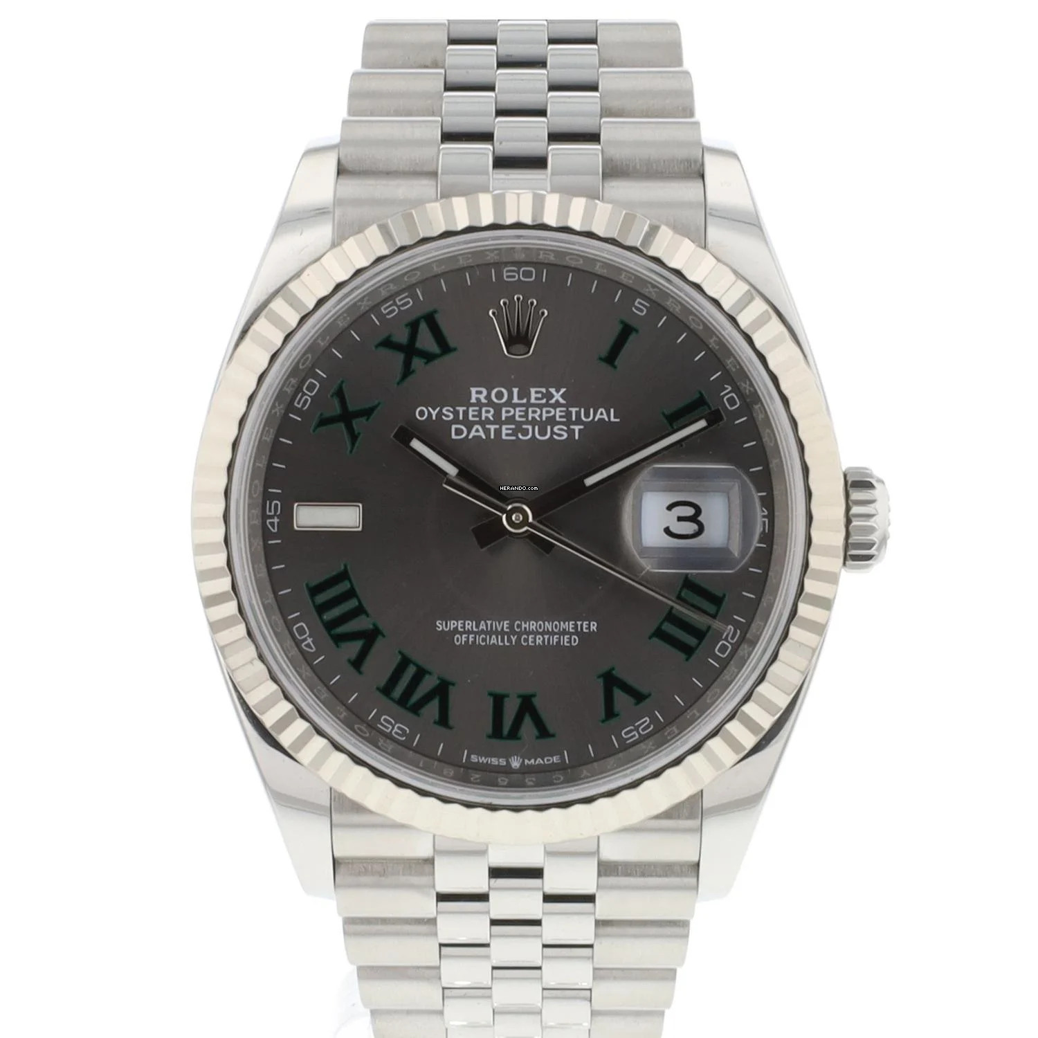 Rolex Datejust 36 Jubilee Wimbledon Dial