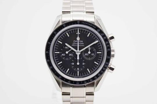  Omega Speedmaster Professional Moonwatch Saphire Sandwich Glas last batch aus 2021 