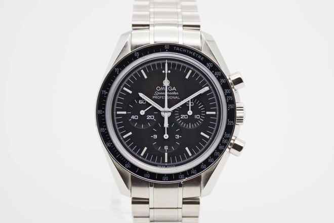  Omega Speedmaster Professional Moonwatch Saphire Sandwich Glas last batch aus 2021 