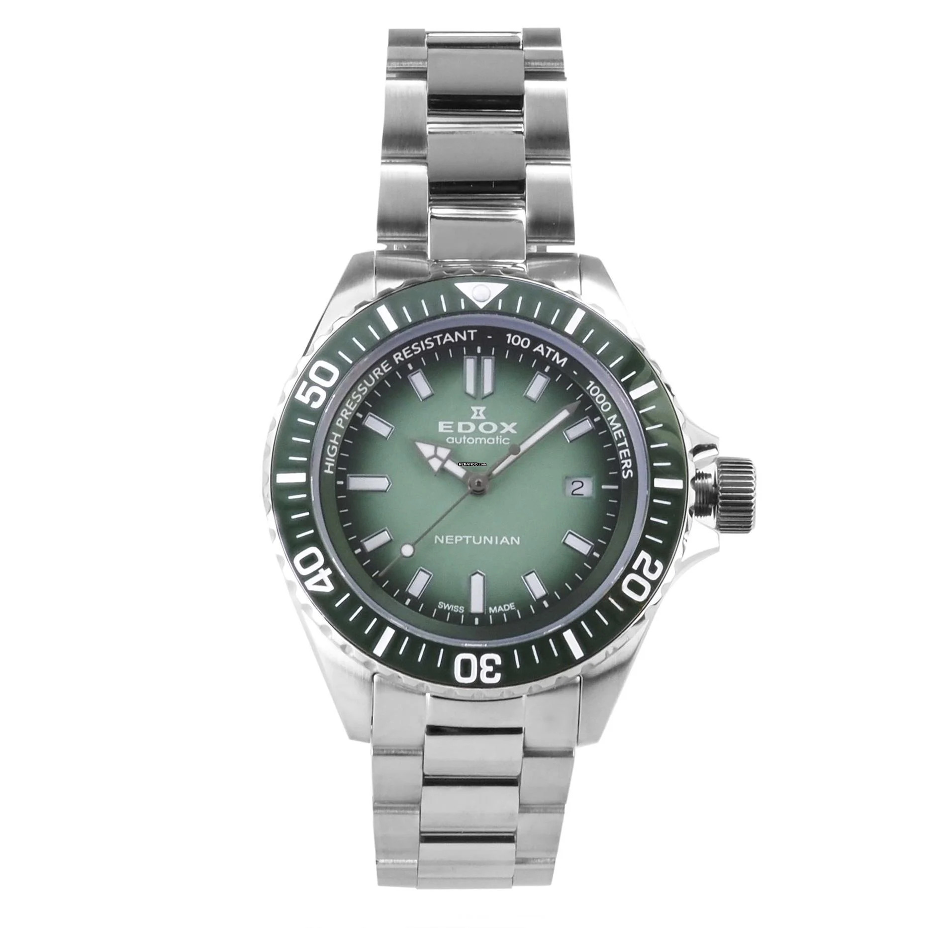 Thumbnail von Edox Herren Uhr Automatik 80120 3VM VDN1 Neptunian Swiss MadeØ 44 mm