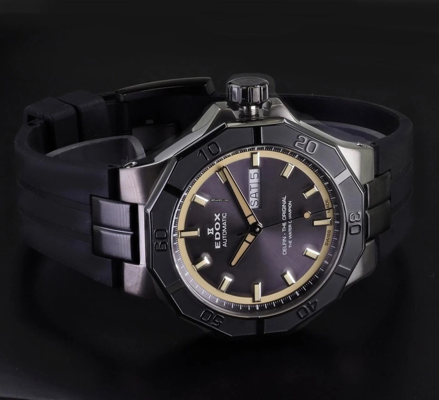 Thumbnail von Edox Herren Uhr Automatik 88008 37GNCA GBEI Swiss Made Delfin 44 mm Ø Neu