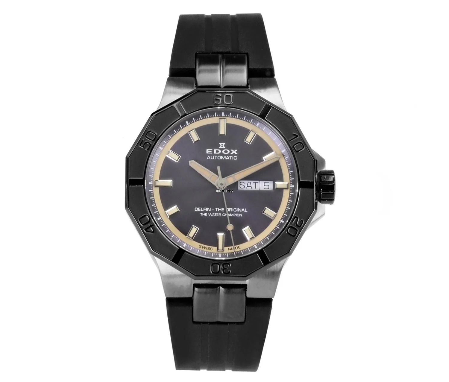 Thumbnail von Edox Herren Uhr Automatik 88008 37GNCA GBEI Swiss Made Delfin 44 mm Ø Neu