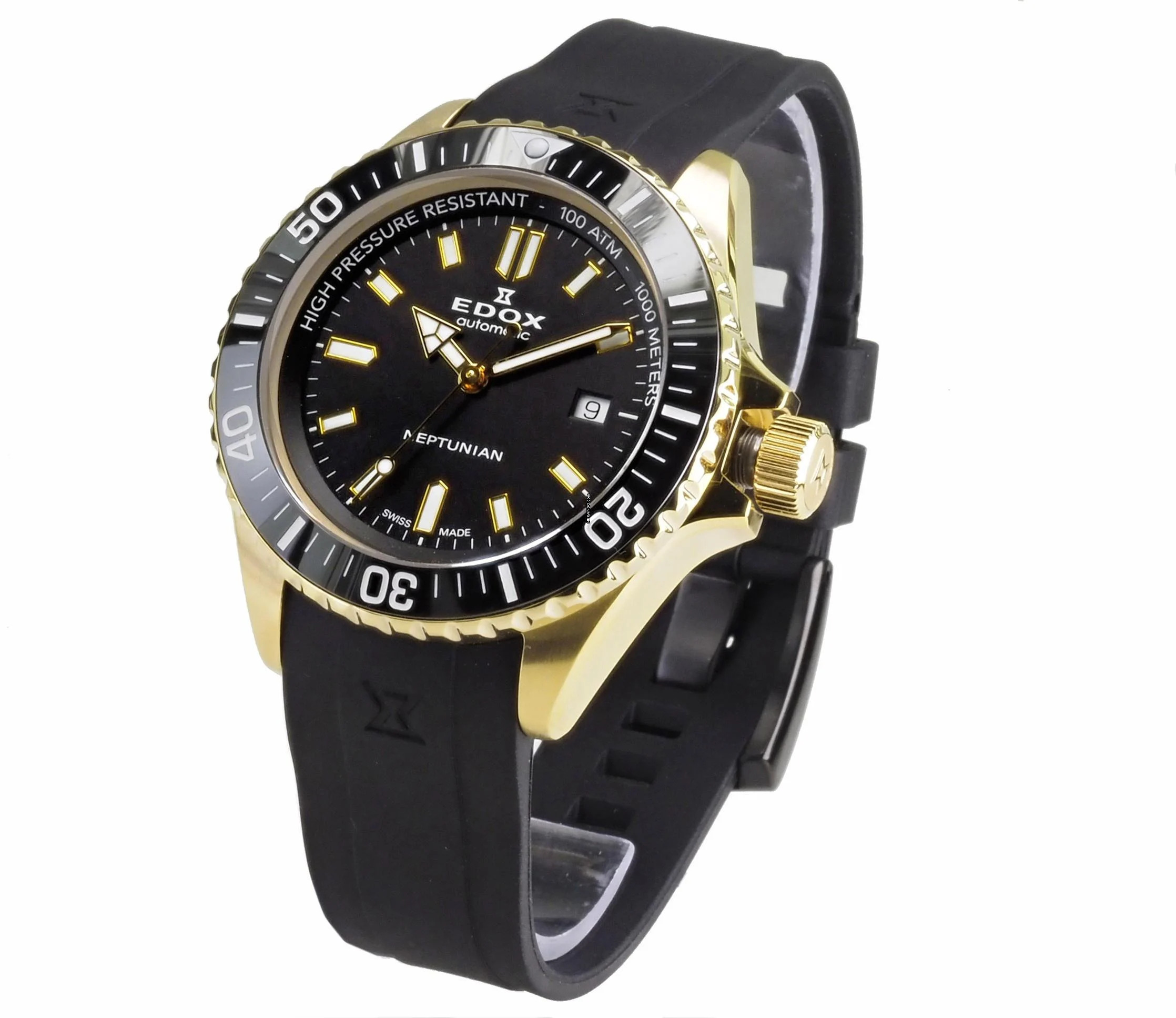 Thumbnail von Edox Herren Uhr Automatik Neptunian 80120 37JCA NID Swiss Made Ø 44 mm 100 ATM