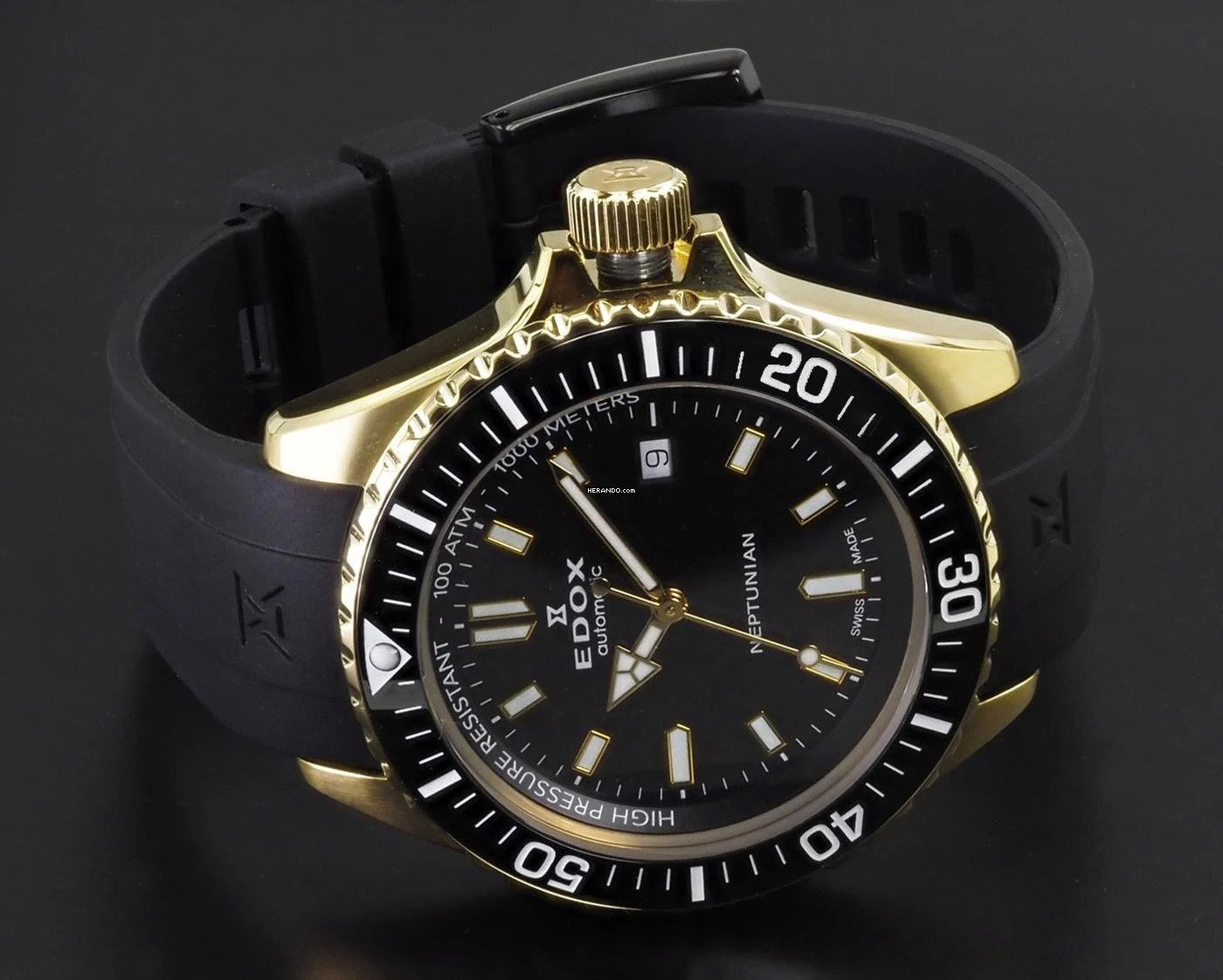 Thumbnail von Edox Herren Uhr Automatik Neptunian 80120 37JCA NID Swiss Made Ø 44 mm 100 ATM