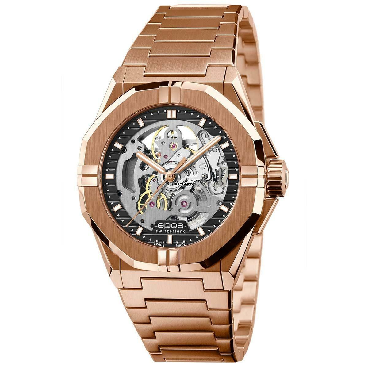 Epos 3506 sk skeleton PVD Gold PVD Gold Steel bracelet