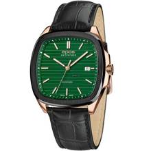 Thumbnail von Epos 3511 PVD Gold/schwarz Dresswatch different colors and straps PVD Gold or leather strap