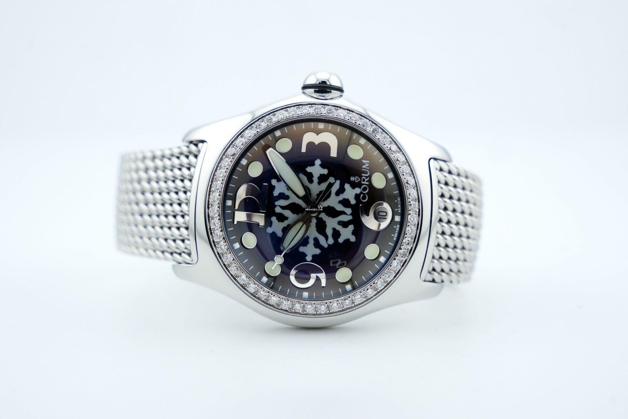 Thumbnail von Corum Bubble Snow Flake 45MM Diamonds 163.150.20