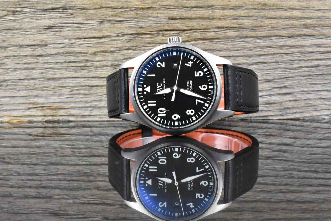  IWC Fliegeruhr Mark XVIII IW327001 Black Dial - 2021 B&P 