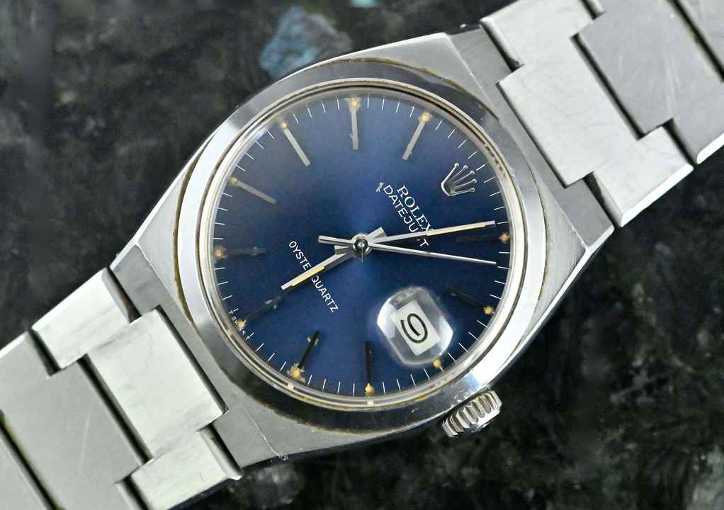  Rolex Datejust Oysterquartz 17000 | rare MK 1 / first series | blue dial | unpolished 