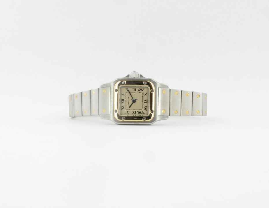  Cartier Santos Galbée Stahl / Gold 