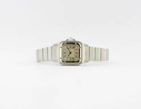 Thumbnail von Cartier Santos Galbée Stahl / Gold