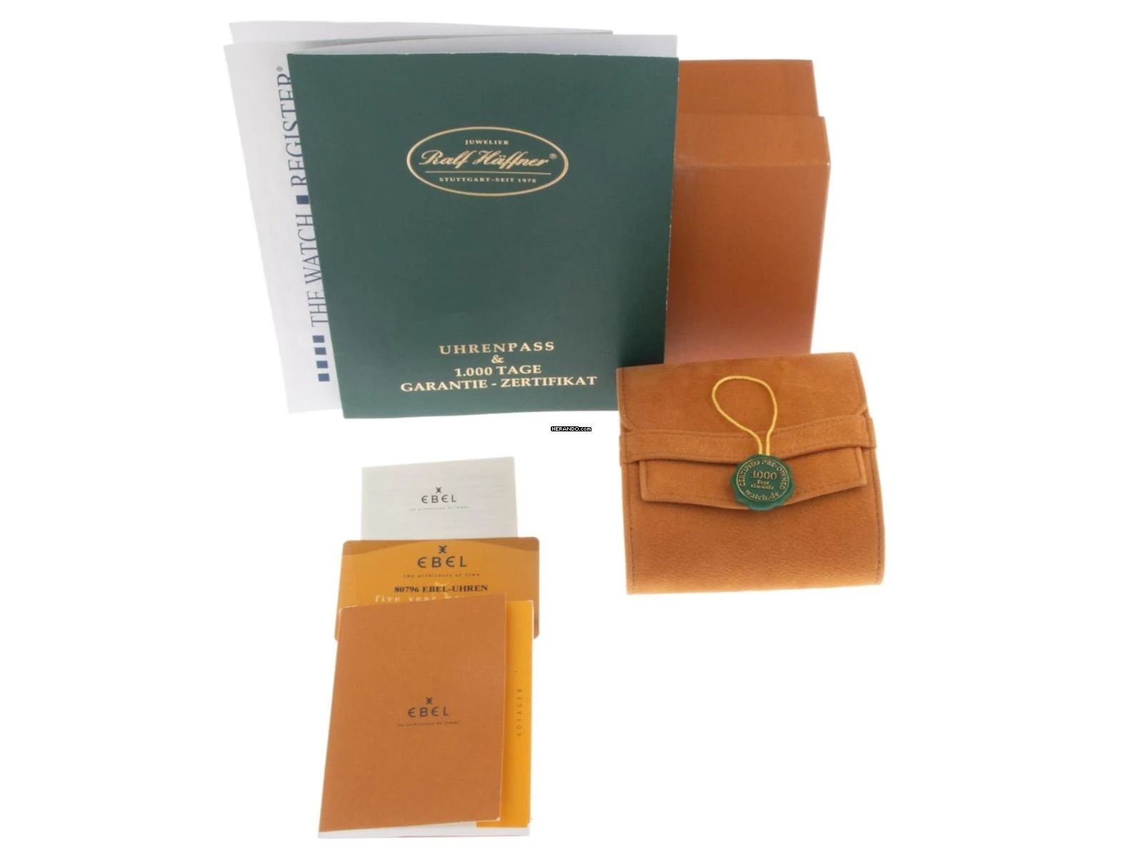 Thumbnail von Ebel Voyager Weltzeituhr Ref.1124913-3001 1998 Full Set sehr gut Vintage Voyager Weltzeituhr Faltschließe