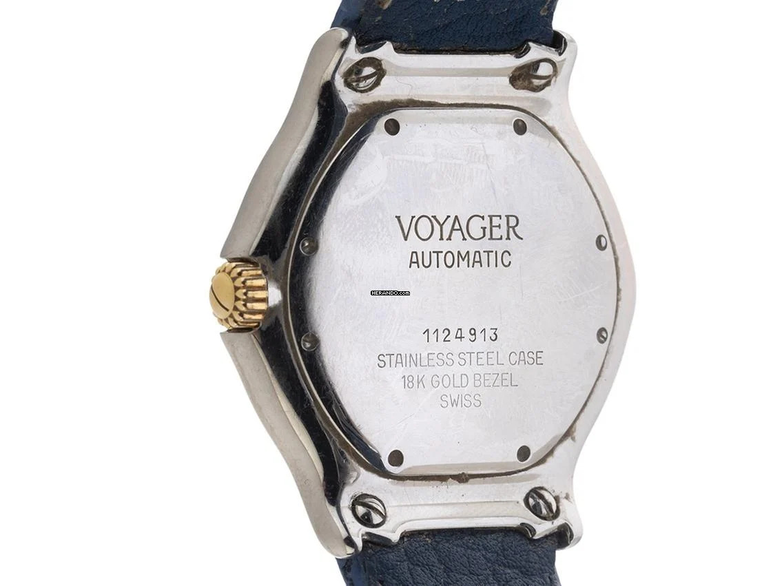 Thumbnail von Ebel Voyager Weltzeituhr Ref.1124913-3001 1998 Full Set sehr gut Vintage Voyager Weltzeituhr Faltschließe