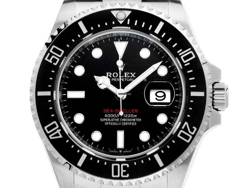  Rolex Sea-Dweller 4000 Red Ref.126600 2019 LC 100 Full Set wie Neu Sea-Dweller 4000 Red 