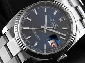 Thumbnail von Rolex Datejust 36 Roulette Ref.116234 2007 Box&Beschreibung wie Neu Vintage Datejust Roulette Stahl 18kt Weißgold