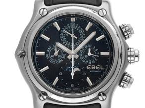 Thumbnail von Ebel 1911 BTR Heritage Perpetual Calender Ref.E9288L70 2020 Full Set wie Neu Vintage Heritage 1911 BTR Vollkalender Perpetual Calendar Chronograph Mondphase Krokoleder Faltschließe