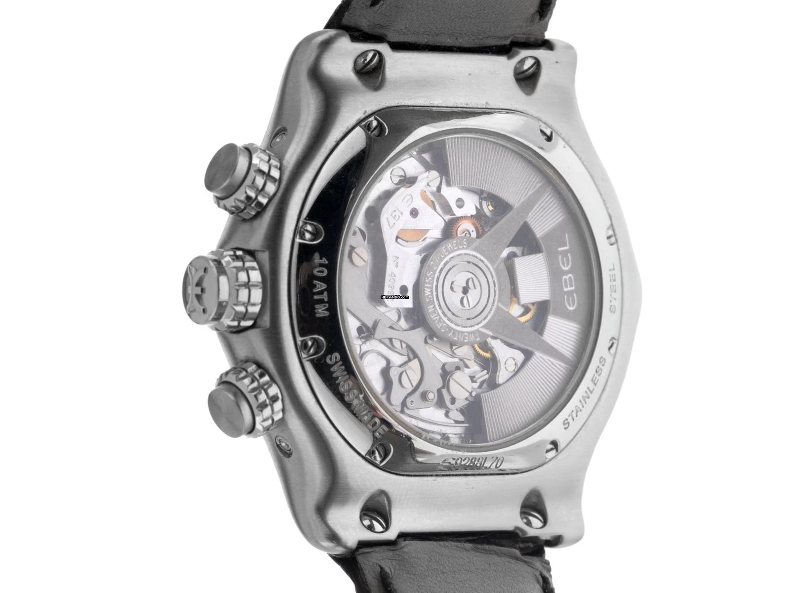 Thumbnail von Ebel 1911 BTR Heritage Perpetual Calender Ref.E9288L70 2020 Full Set wie Neu Vintage Heritage 1911 BTR Vollkalender Perpetual Calendar Chronograph Mondphase Krokoleder Faltschließe