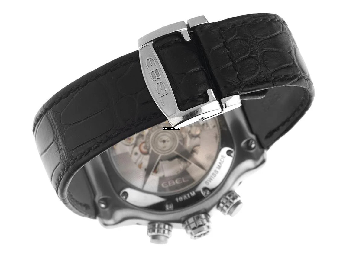 Thumbnail von Ebel 1911 BTR Heritage Perpetual Calender Ref.E9288L70 2020 Full Set wie Neu Vintage Heritage 1911 BTR Vollkalender Perpetual Calendar Chronograph Mondphase Krokoleder Faltschließe