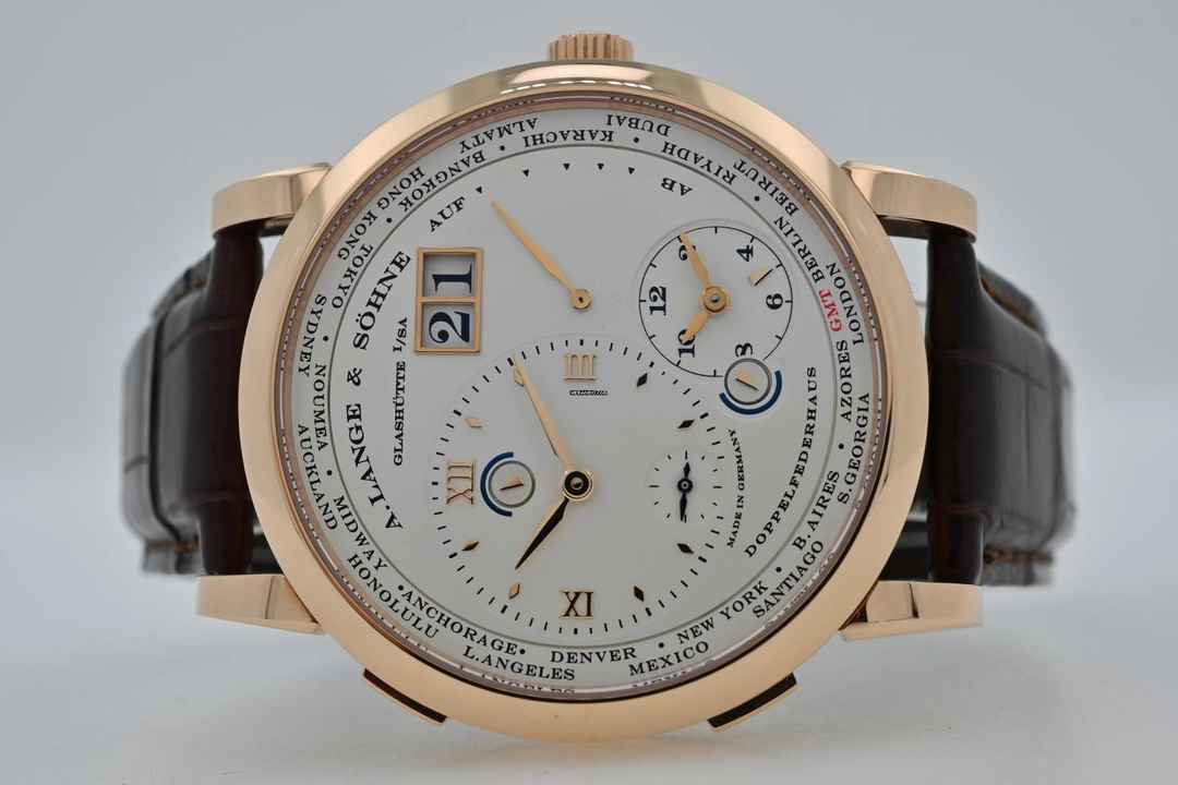  A. Lange & Söhne Lange 1 Zeitzone Time Zone Weltzeituhr GMT 18k Roségold 116.032 LC100 