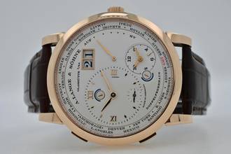 Thumbnail von A. Lange & Söhne Lange 1 Zeitzone Time Zone Weltzeituhr GMT 18k Roségold 116.032 LC100