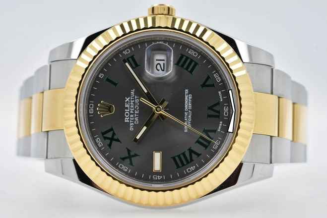  Rolex Datejust II 116333 LC200 Wimbledon Dial 