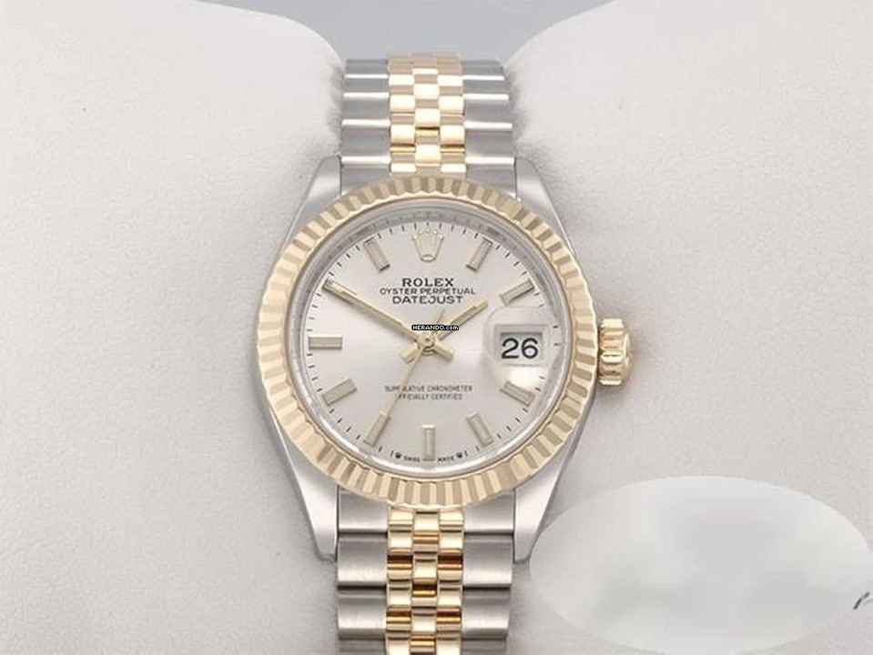  Rolex Lady-Datejust 28mm 279173 2024 Edelstahl Gelbgold 750 Automatik Stainless Steel 18kt Yellow Gold Jubilé-band Chronometer Oyster 