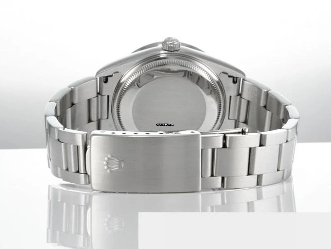 Thumbnail von Rolex Air King 34mm Edelstahl Automatik 14010 1999 Stahl Damen Herren Stainless Steel Oyster-band Blue Dial