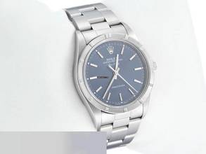 Thumbnail von Rolex Air King 34mm Edelstahl Automatik 14010 1999 Stahl Damen Herren Stainless Steel Oyster-band Blue Dial