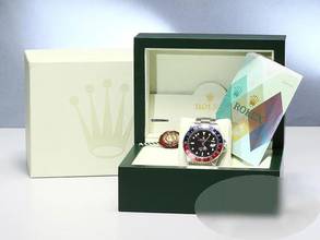 Thumbnail von Rolex GMT-Master II Stahl 16710 T Pepsi Stick Dial 2007 Automatik Edelstahl Stainless Steel Oyster-band Chronometer Black Dial