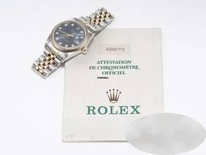 Thumbnail von Rolex Datejust 31 Medium Stahl Gelbgold 750 Diamanten Automatik Gold Stahl Damen Stainless Steel 18kt Yellow Gold Jubilé-band Chronometer Oyster Blue Dial