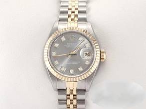Thumbnail von Rolex Lady-Datejust Edelstahl Gelbgold 750 Diamanten Automatik Gold Stahl Stainless Steel 18kt Yellow Gold Jubilé-band Chronometer Oyster
