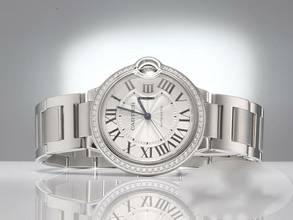 Thumbnail von Cartier Ballon Bleu 36mm W4bb0017 2021 Edelstahl Diamanten Automatik Stahl Steel