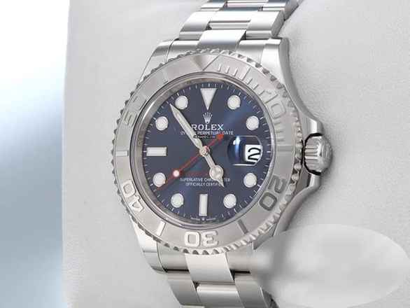  Rolex Yacht-Master 40 126622 2023 Stahl Platin 40mm Automatik Yacht Master Stainless Steel Oyster-band Chronometer Blue Dial 