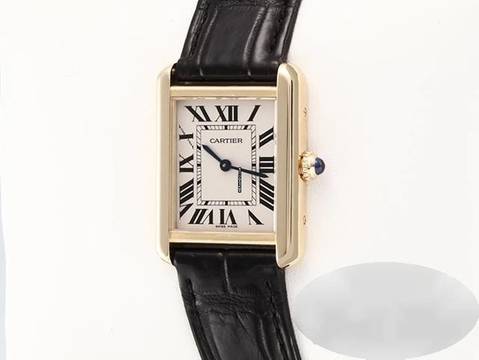  Cartier Tank Solo Edelstahl Gelbgold 750 2013 W5200002 Stahl Gold Damen 