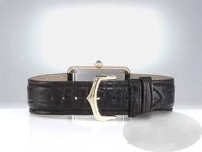 Thumbnail von Cartier Tank Solo Edelstahl Gelbgold 750 2013 W5200002 Stahl Gold Damen