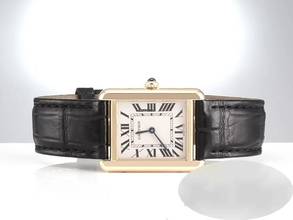 Thumbnail von Cartier Tank Solo Edelstahl Gelbgold 750 2013 W5200002 Stahl Gold Damen