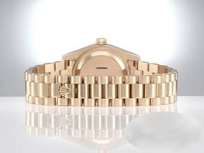 Thumbnail von Rolex Lady-Datejust 26mm 179158 Gelbgold 750 Diamanten Automatik Gold Damen