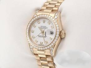 Thumbnail von Rolex Lady-Datejust 26mm 179158 Gelbgold 750 Diamanten Automatik Gold Damen